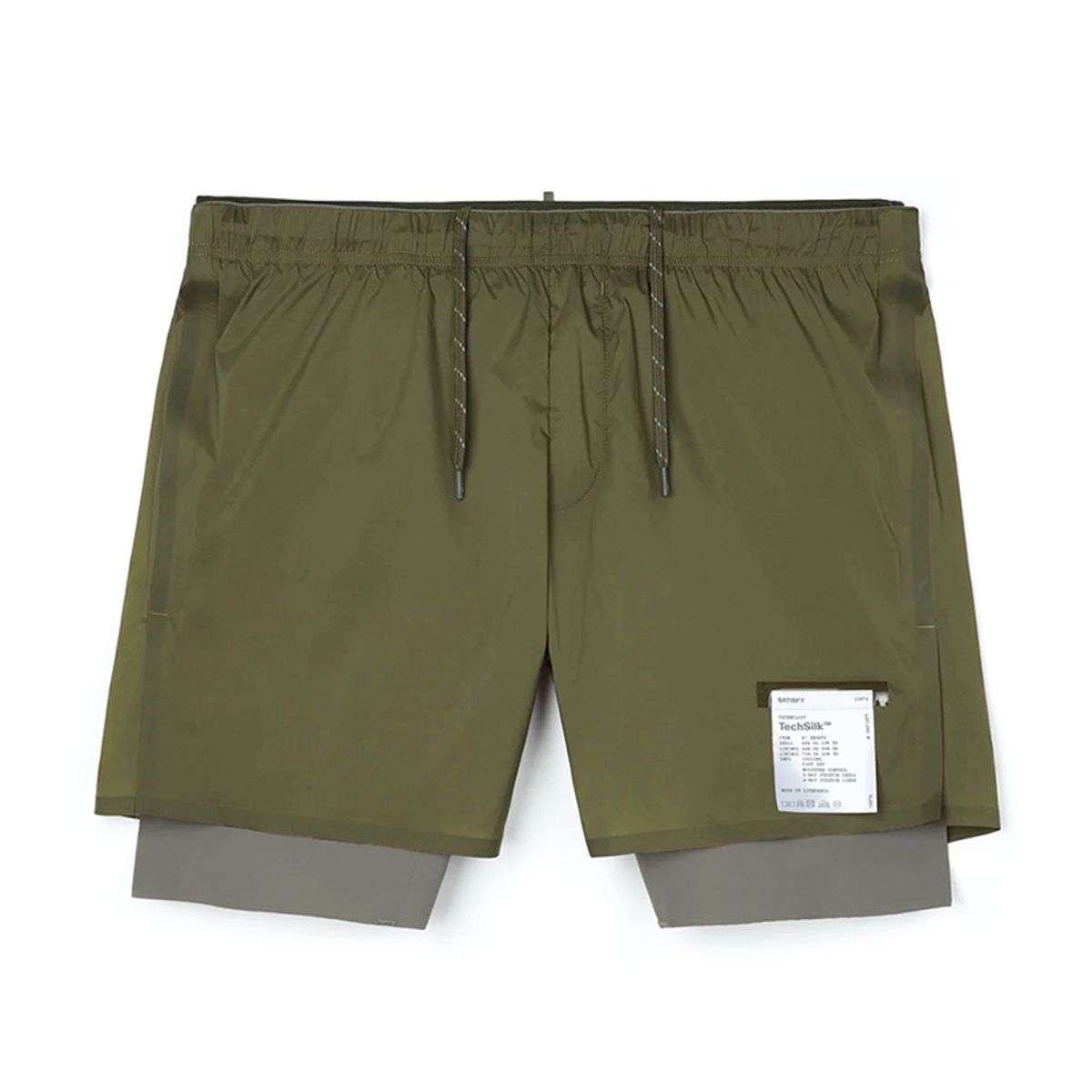 새티스파이(SATISFY) TechSilk 8IN Shorts Military Olive(1207451400)