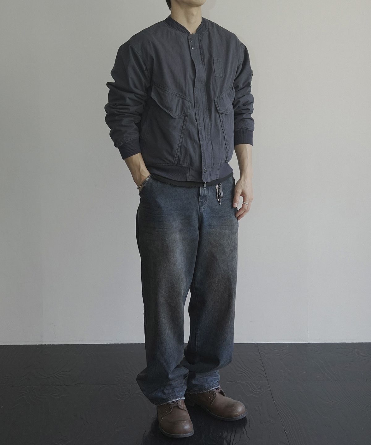 시도(SIIIIDO) WALTER REVERSIBLE(BLUE GREY)