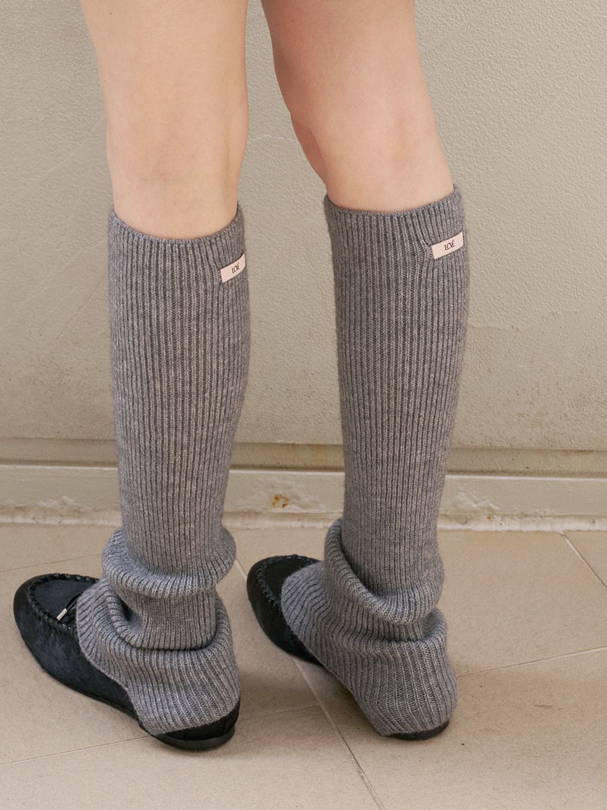 엘씨브이(LCVE) KNIT RIB LEG WARMER [3COLORS]