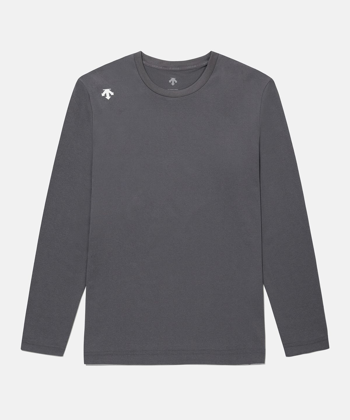 데상트(DESCENTE) 터프 긴팔 티셔츠 차콜 그레이 SR323UTL71