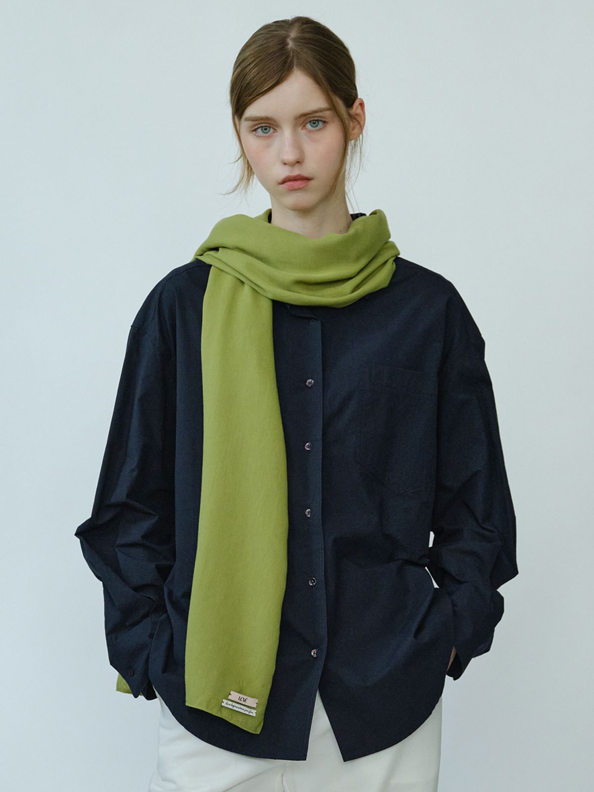 엘씨브이(LCVE) AIRY SOFT MUFFLER_GREEN