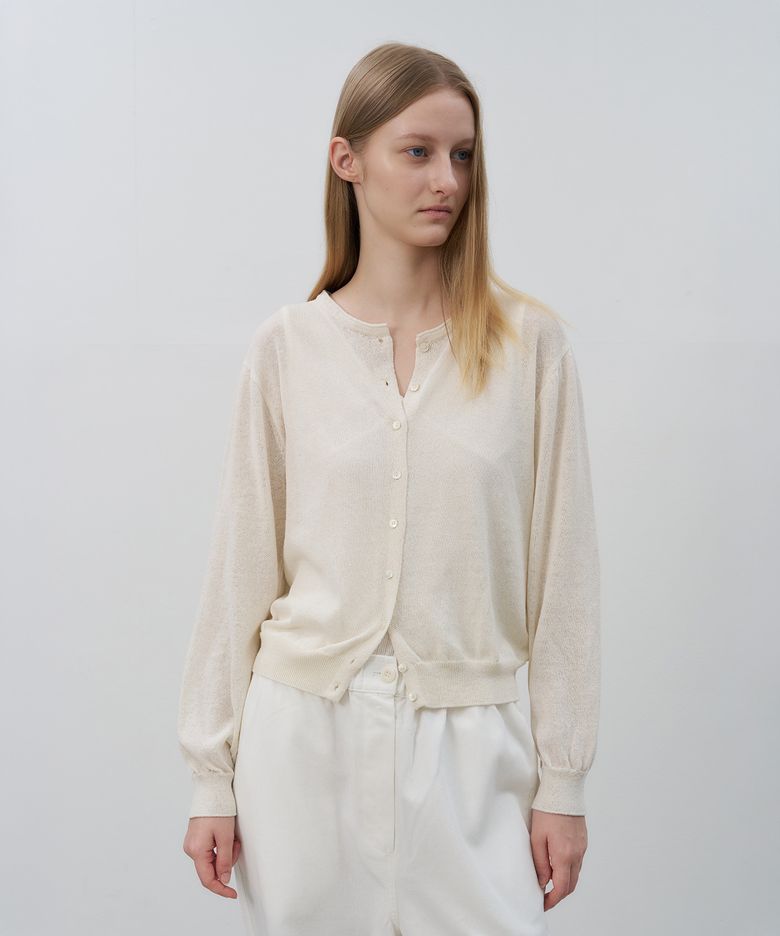 Rolled Linen Cardigan_3 Color