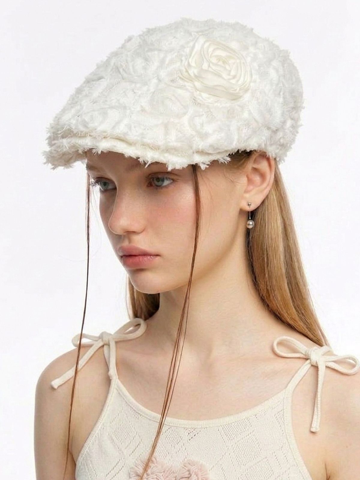 그레이티스트(THE GREATEST) Flower Huntingcap White