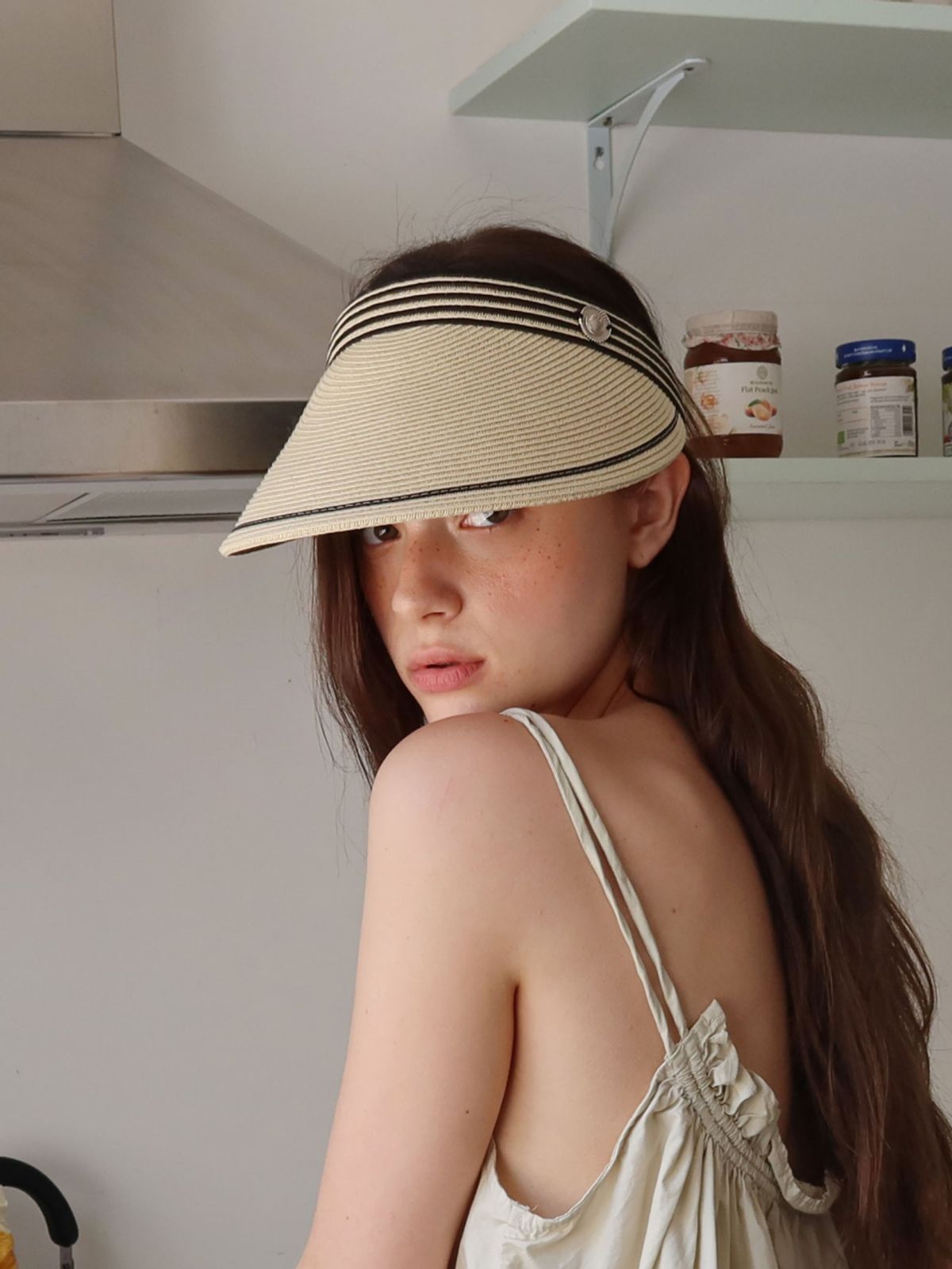 시오르(SIEOR) ETO Sun Visor Hat_ivory