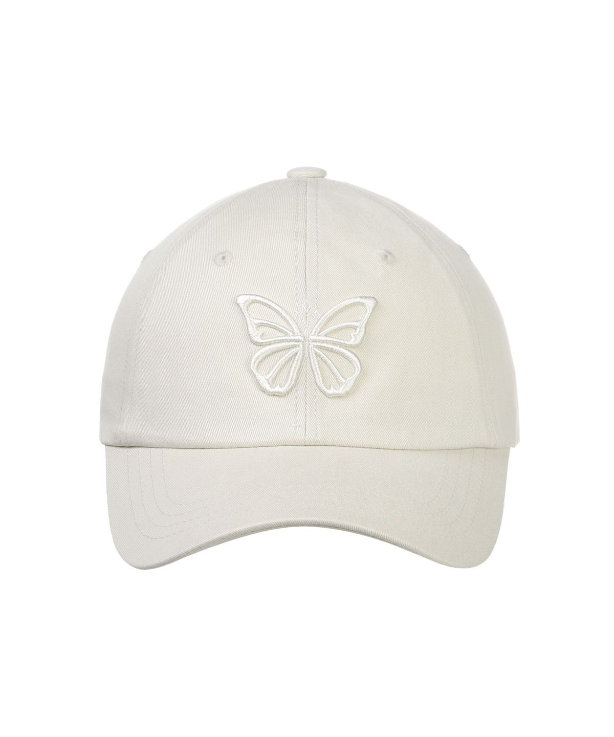 닉앤니콜(NICK&NICOLE) VINTAGE BUTTERFLY BLINK BALL CAP_BEIGE
