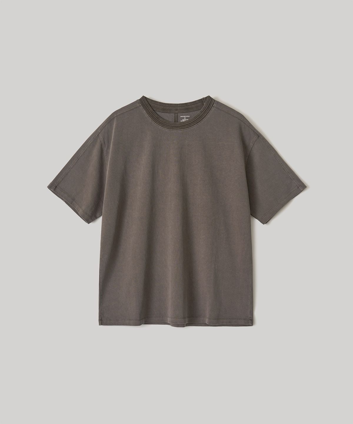어나더 오피스(ANOTHER OFFICE) Pigment Dolman S/S Tee (Sepia Brown)