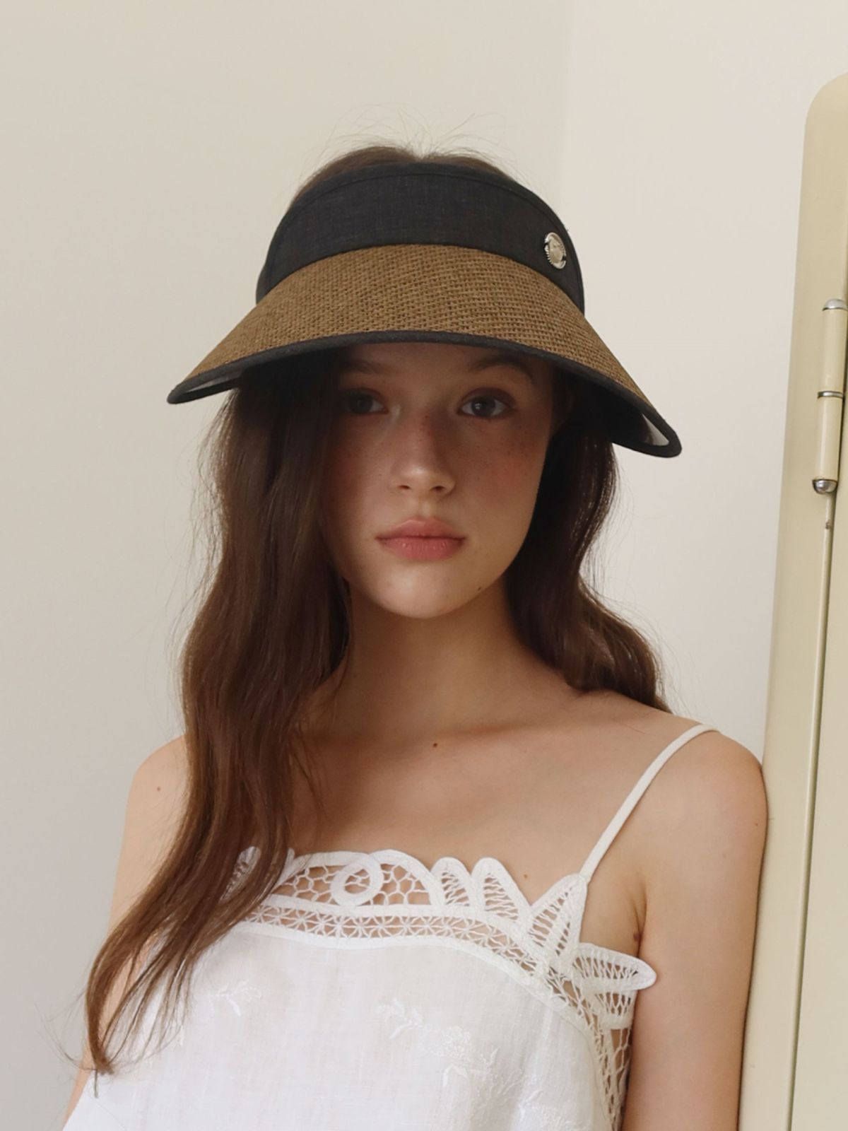 시오르(SIEOR) Colette Sun Visor Hat_black mocha