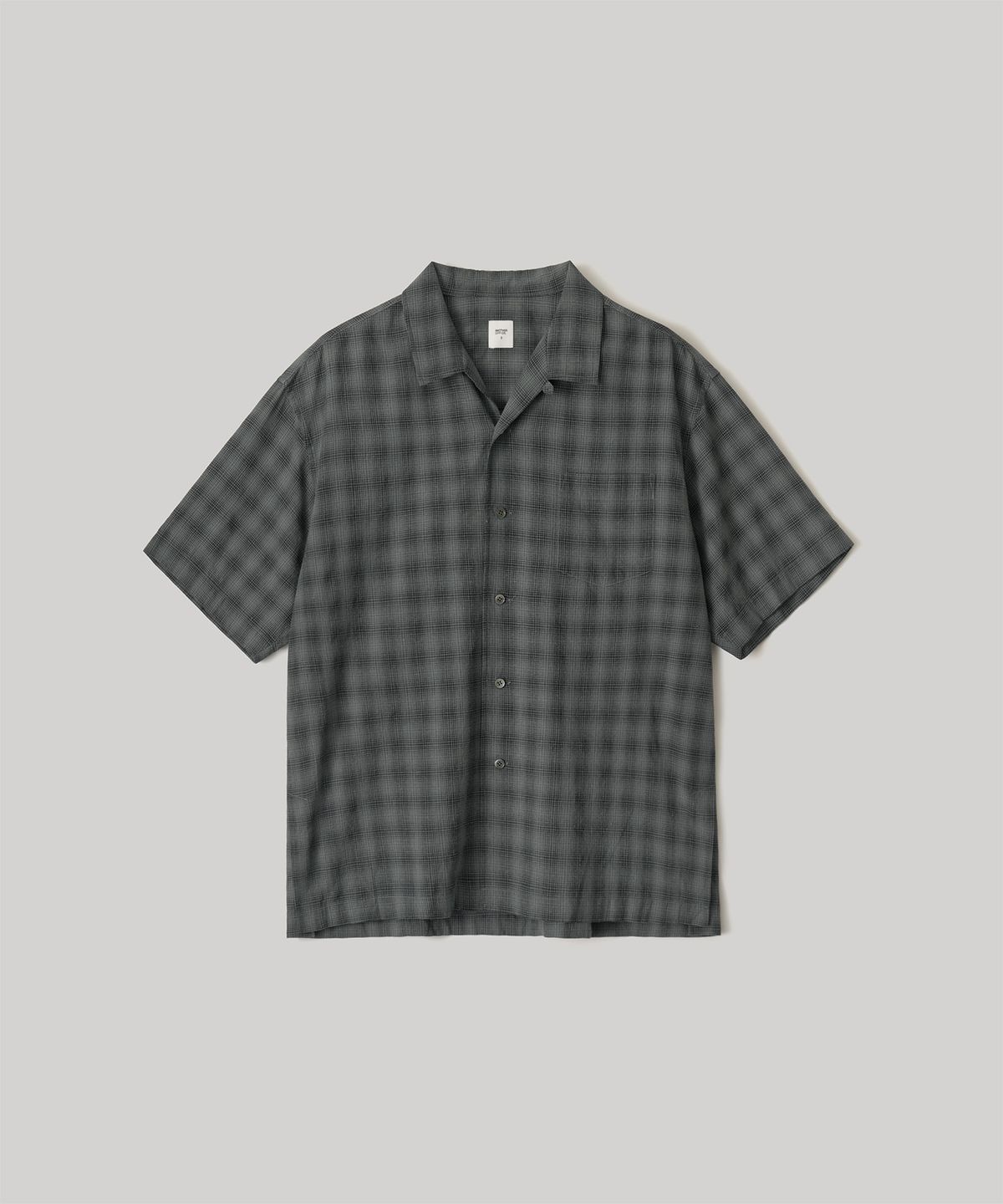 어나더 오피스(ANOTHER OFFICE) Italian Silk Shirt (Gray Ombre)
