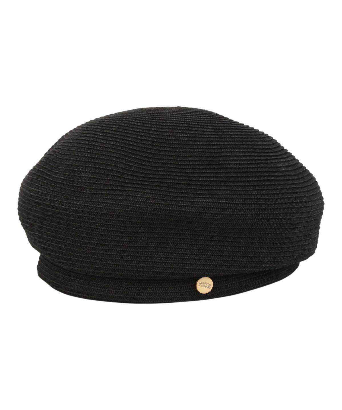 유니버셜 케미스트리(UNIVERSAL CHEMISTRY) Summer Logo Black Beret 베레모