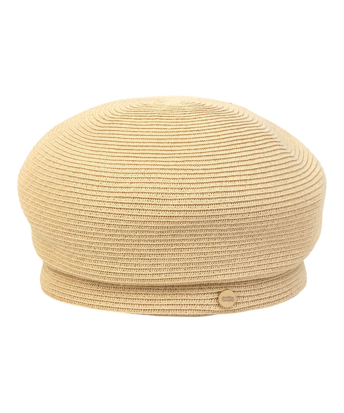 유니버셜 케미스트리(UNIVERSAL CHEMISTRY) Summer Logo Beige Beret 베레모