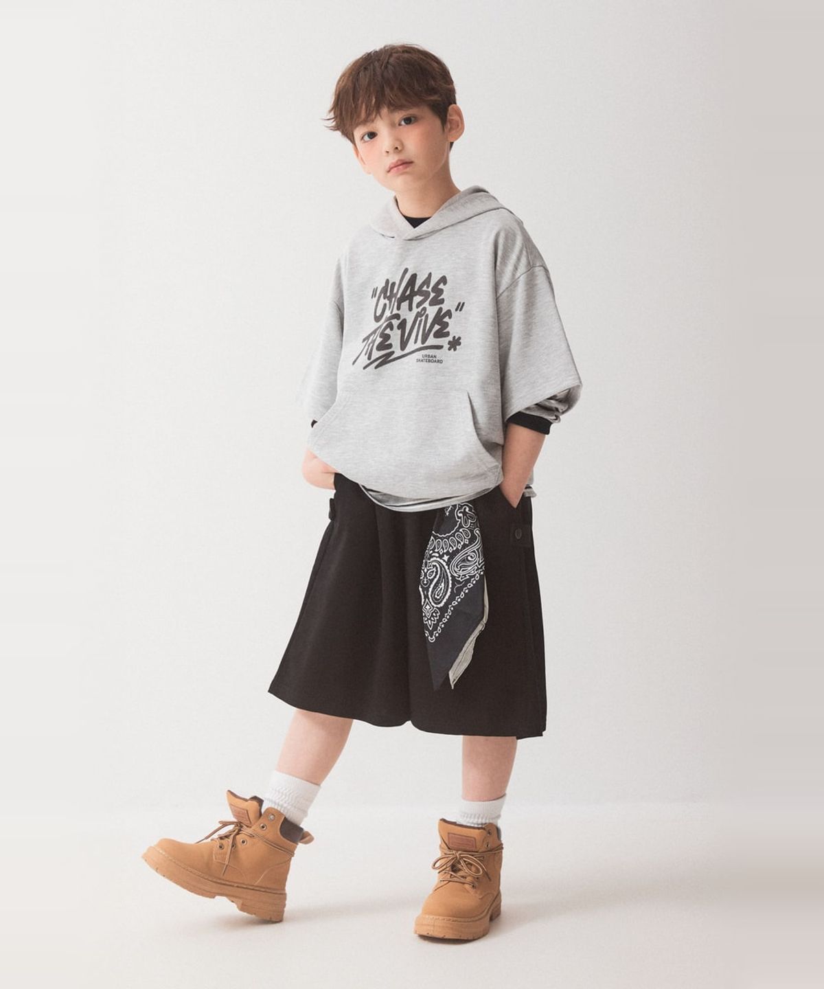 스파오 키즈(SPAO KIDS) [키즈] 스냅 버뮤다 팬츠_SPTMG37KU2
