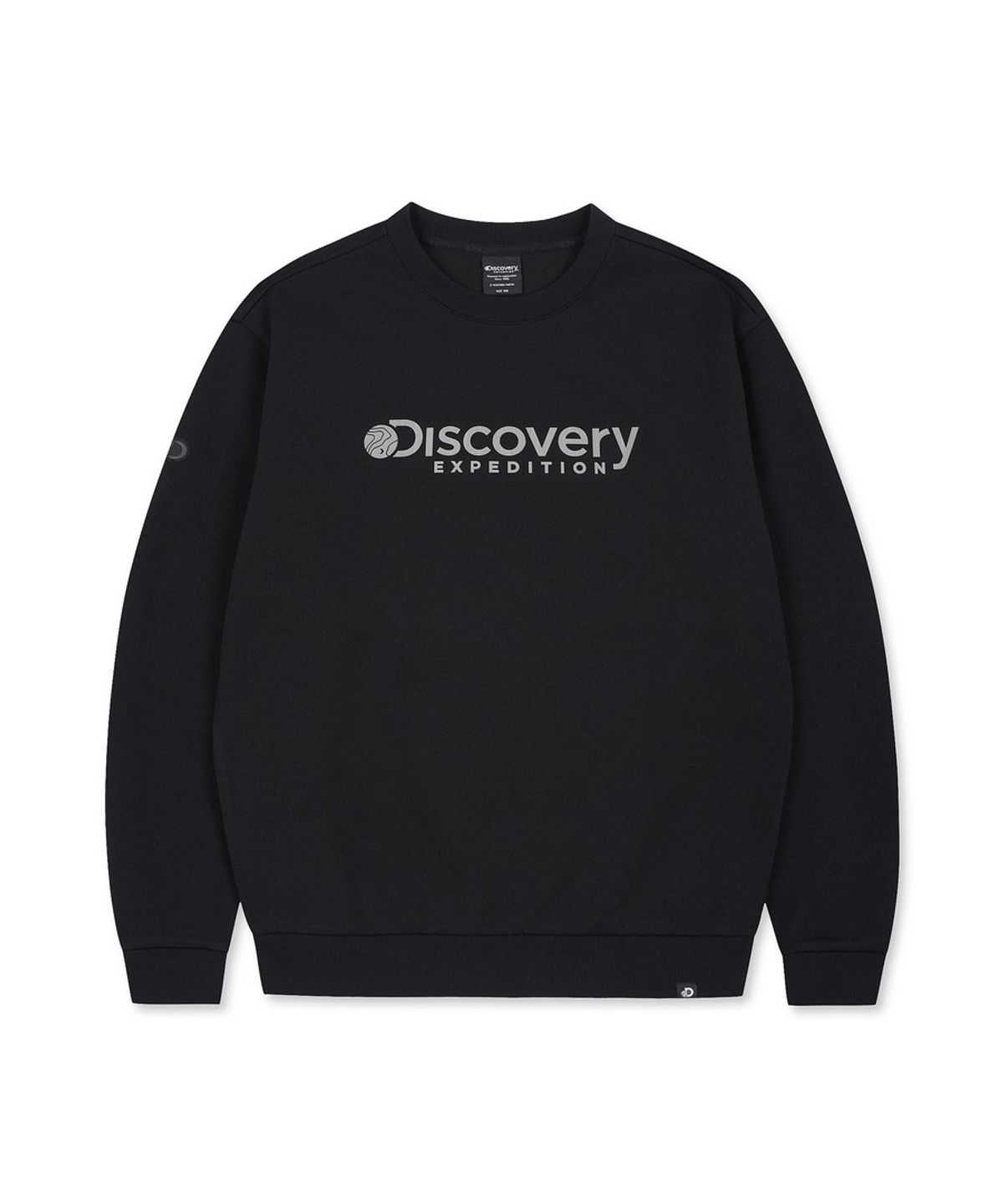 디스커버리 익스페디션(DISCOVERY EXPEDITION) 에센셜 로건 맨투맨 (BLACK)