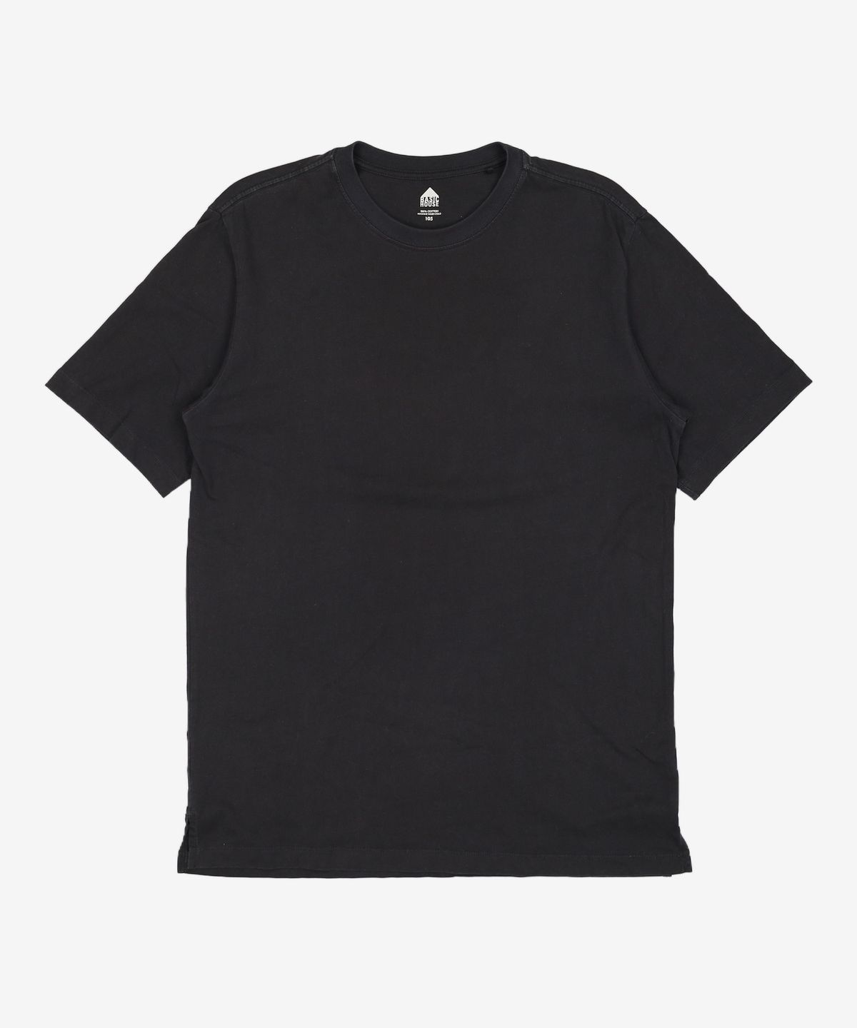 베이직하우스(BASIC HOUSE) UNI 레이어드 라운드 반팔티셔츠_일반기장(+4cm) LATS0104 105