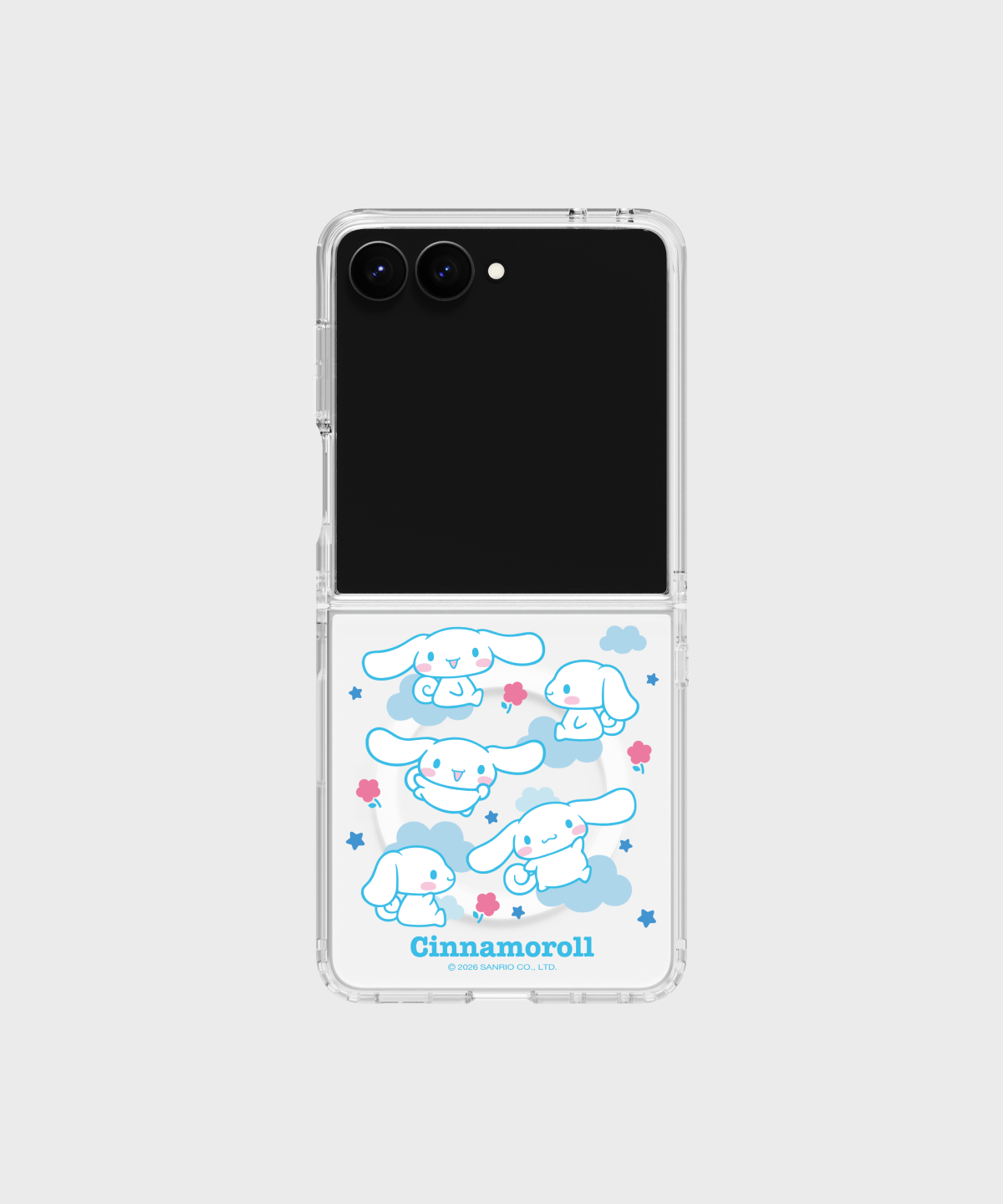 에스엘비에스(SLBS) 시나모롤 패턴 모노라인 마그넷 케이스 for Galaxy Z Flip8