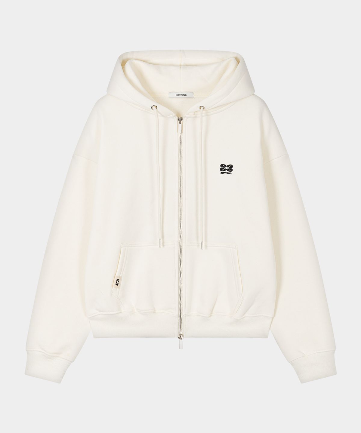 키시닝(KISYNING) Downtown Over Hoodie Zip-up (Ivory)