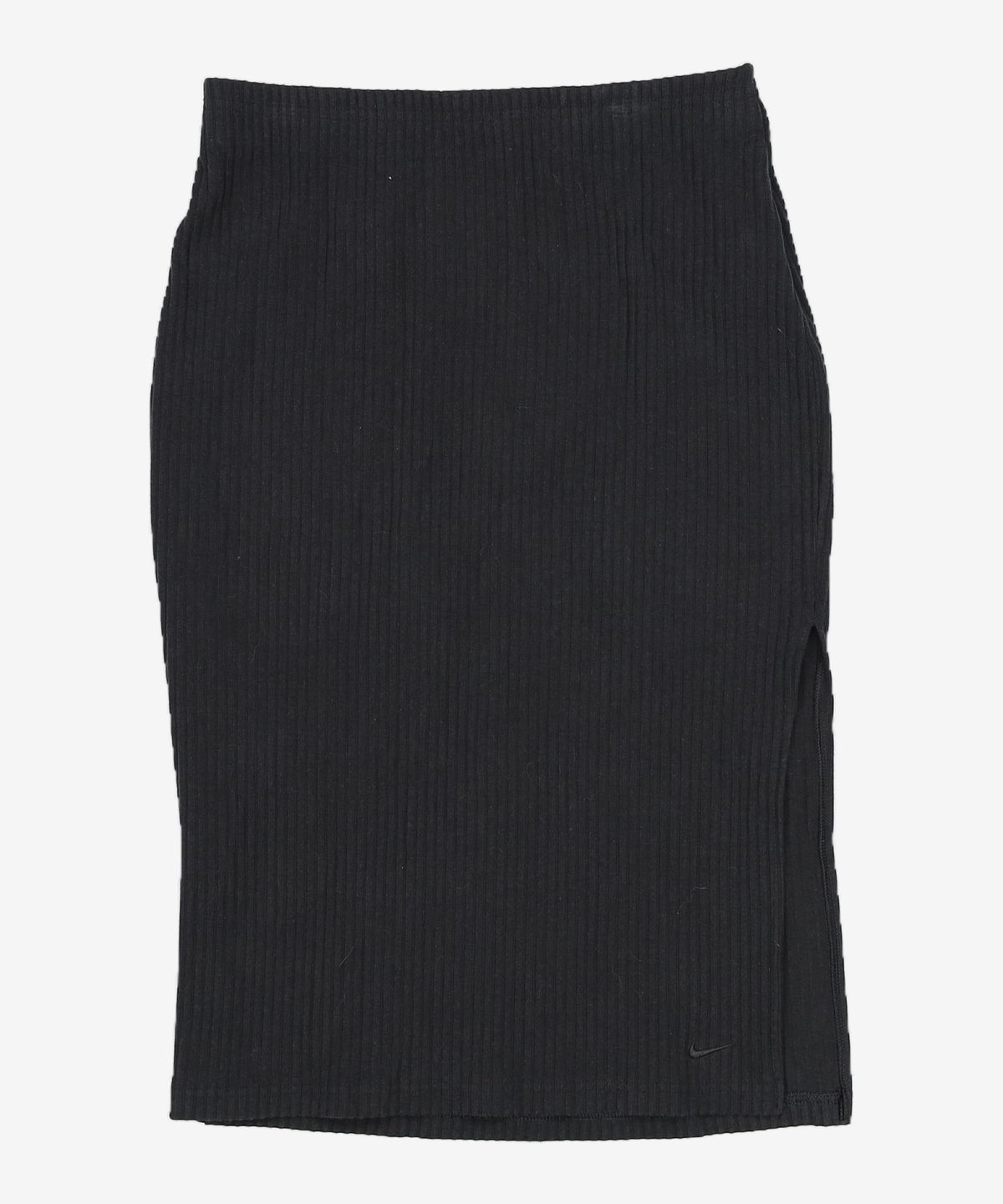 나이키(NIKE) 스포츠웨어 칠 니트 슬림 골지 미디 스커트 W - 블랙 / FQ1637-010 XL