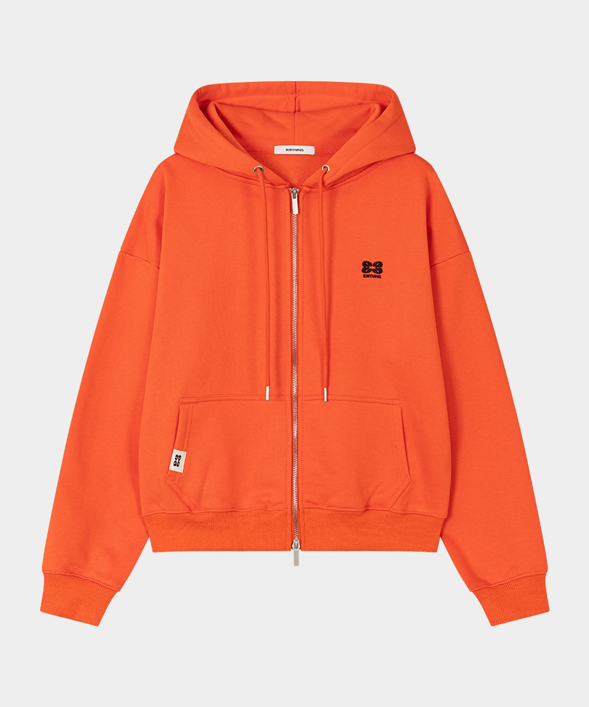 키시닝(KISYNING) Downtown Over Hoodie Zip-up (Orange)