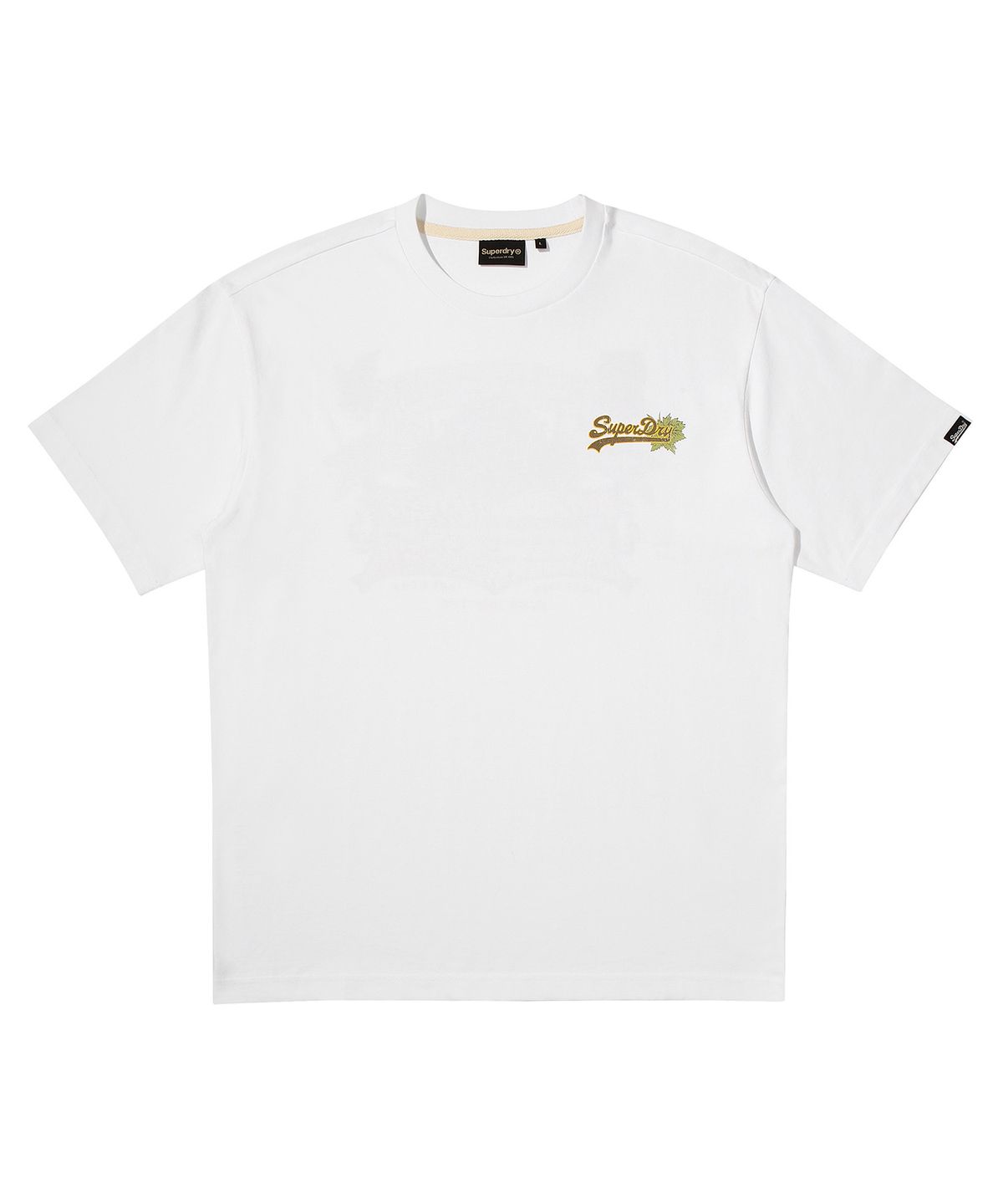 슈퍼드라이(SUPERDRY) SD 크레스트 티셔츠 화이트 SDUISDP21WHT