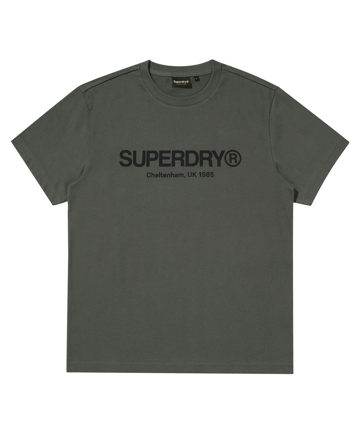 슈퍼드라이(SUPERDRY) 코어 로고 티셔츠 2 다크 그레이 SDUISCP07DGR
