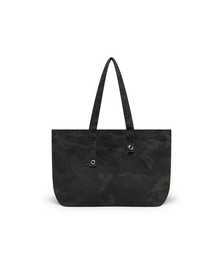 Dyed Camo Bag Dusty Black