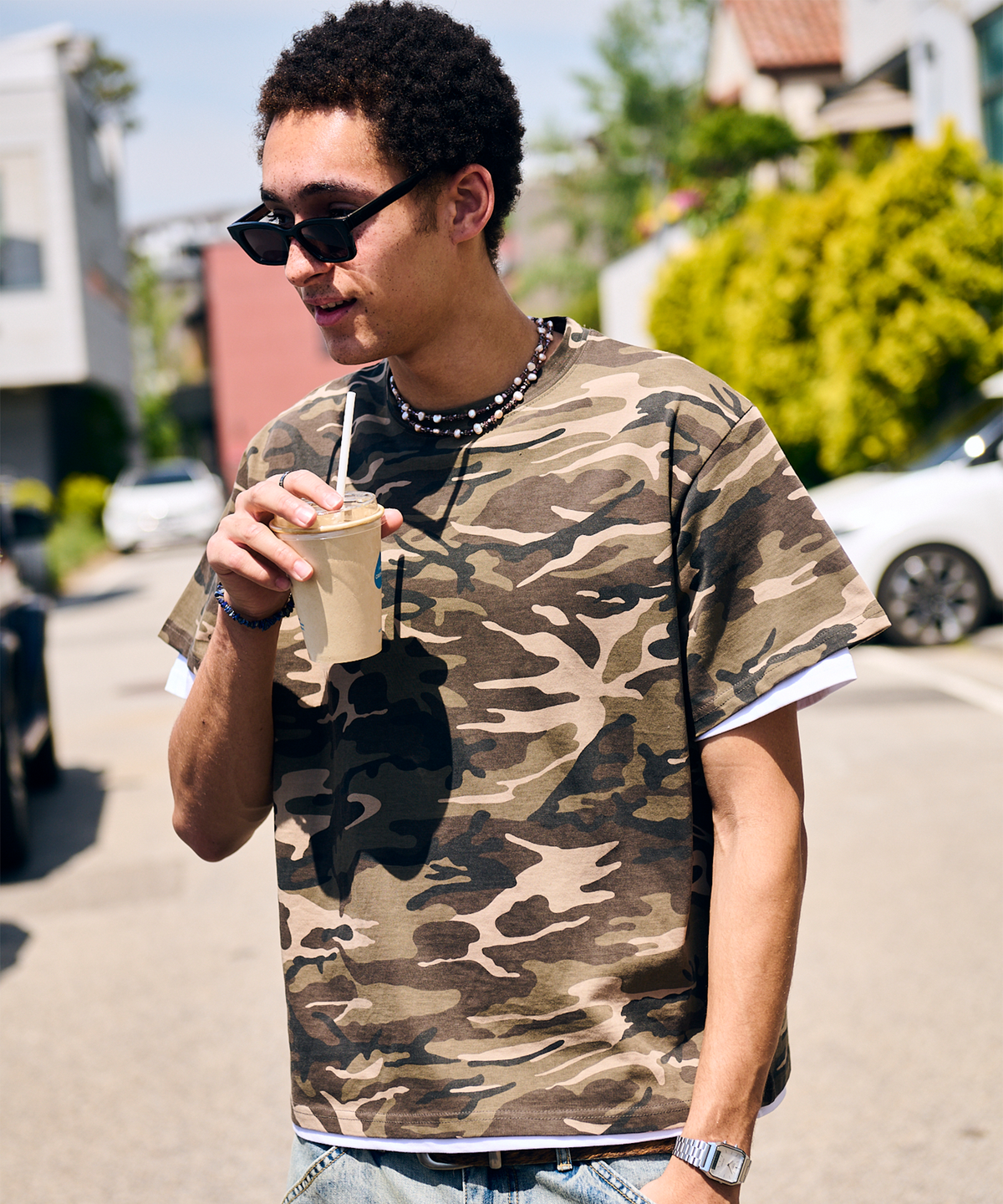 유프(YUPE) Essential Camo T-Shirts