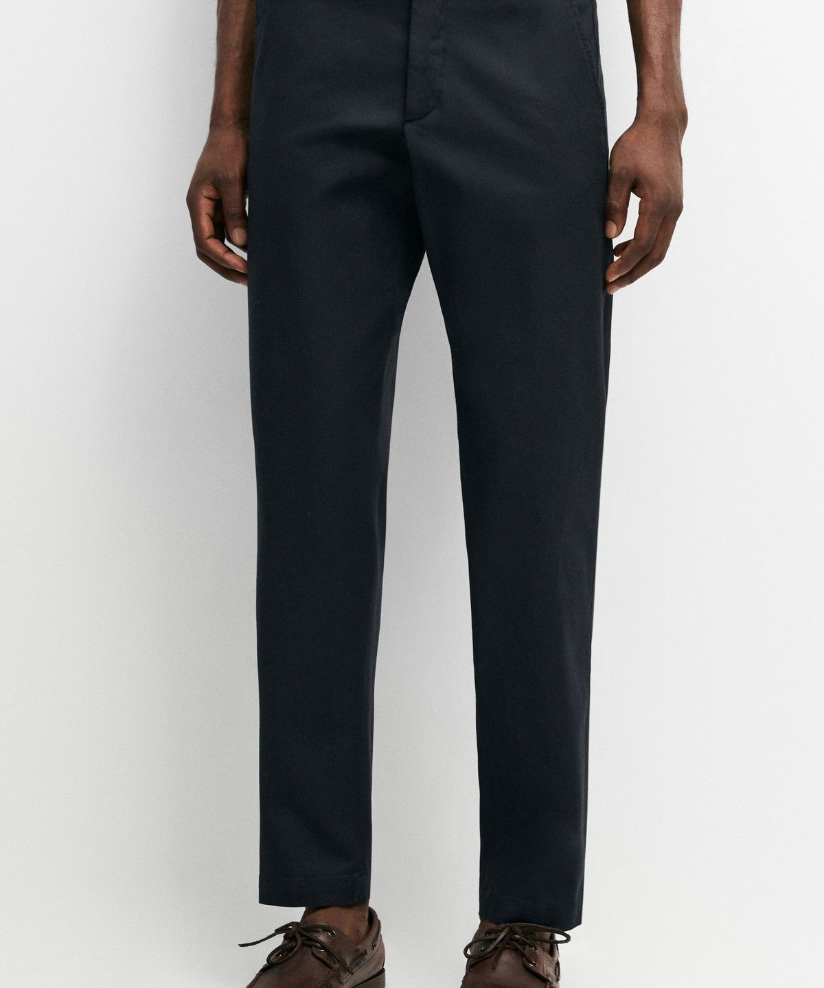 마시모두띠(MASSIMO DUTTI) 코튼 블렌드 슬림 핏 팬츠