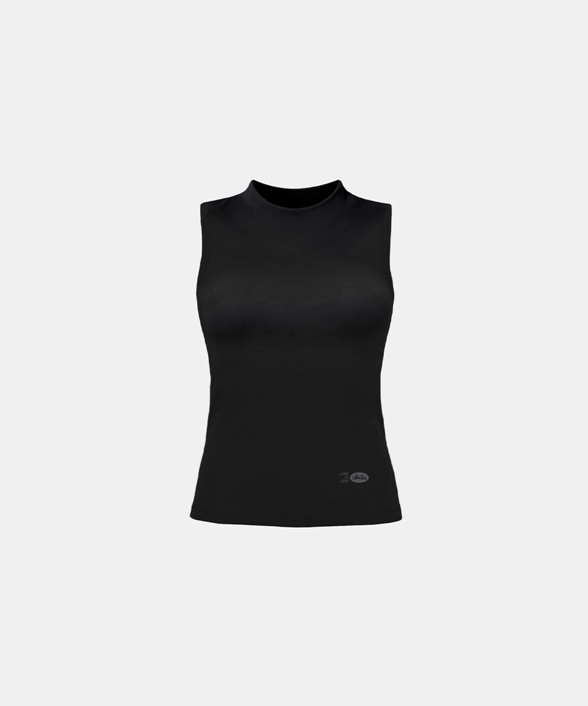 배드블러드(BADBLOOD) Everyday Mock-Neck Tank - Black