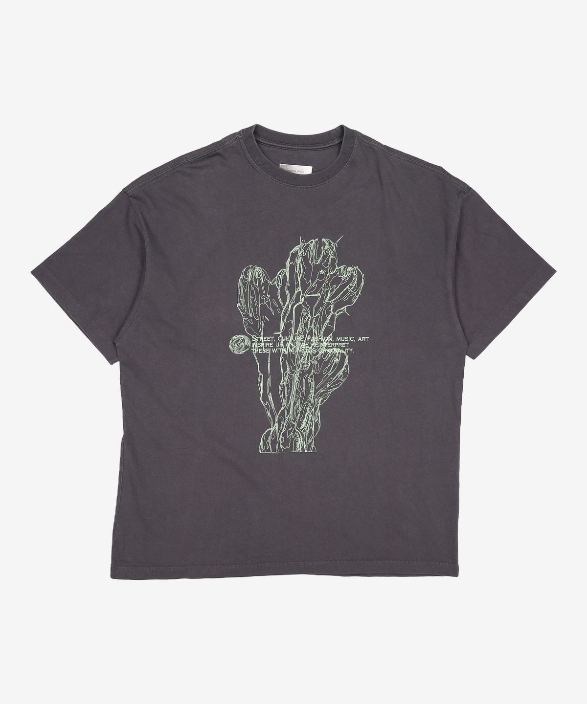 메종미네드(MAISON MINED) CACTUS GRAPHY HALF SLEEVE BLACK M