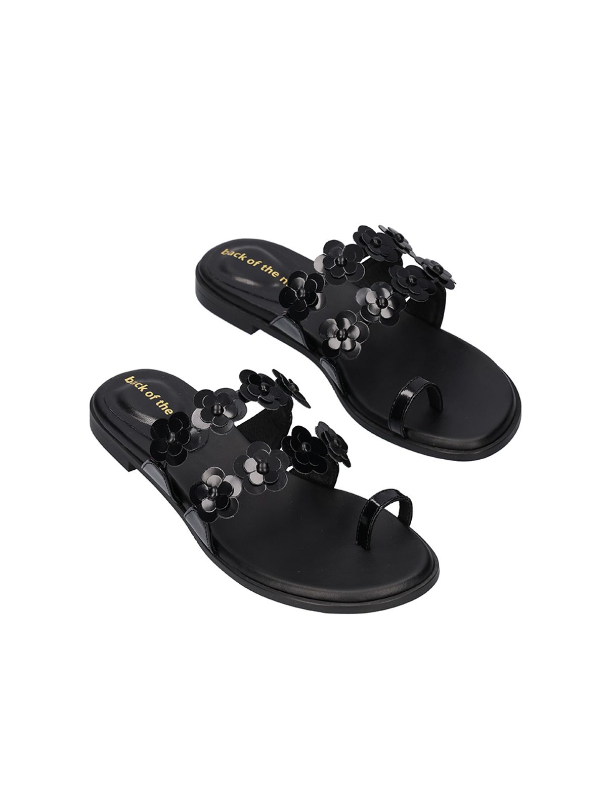 백오브더문(BACK OF THE MOON) Daisy sandal_black