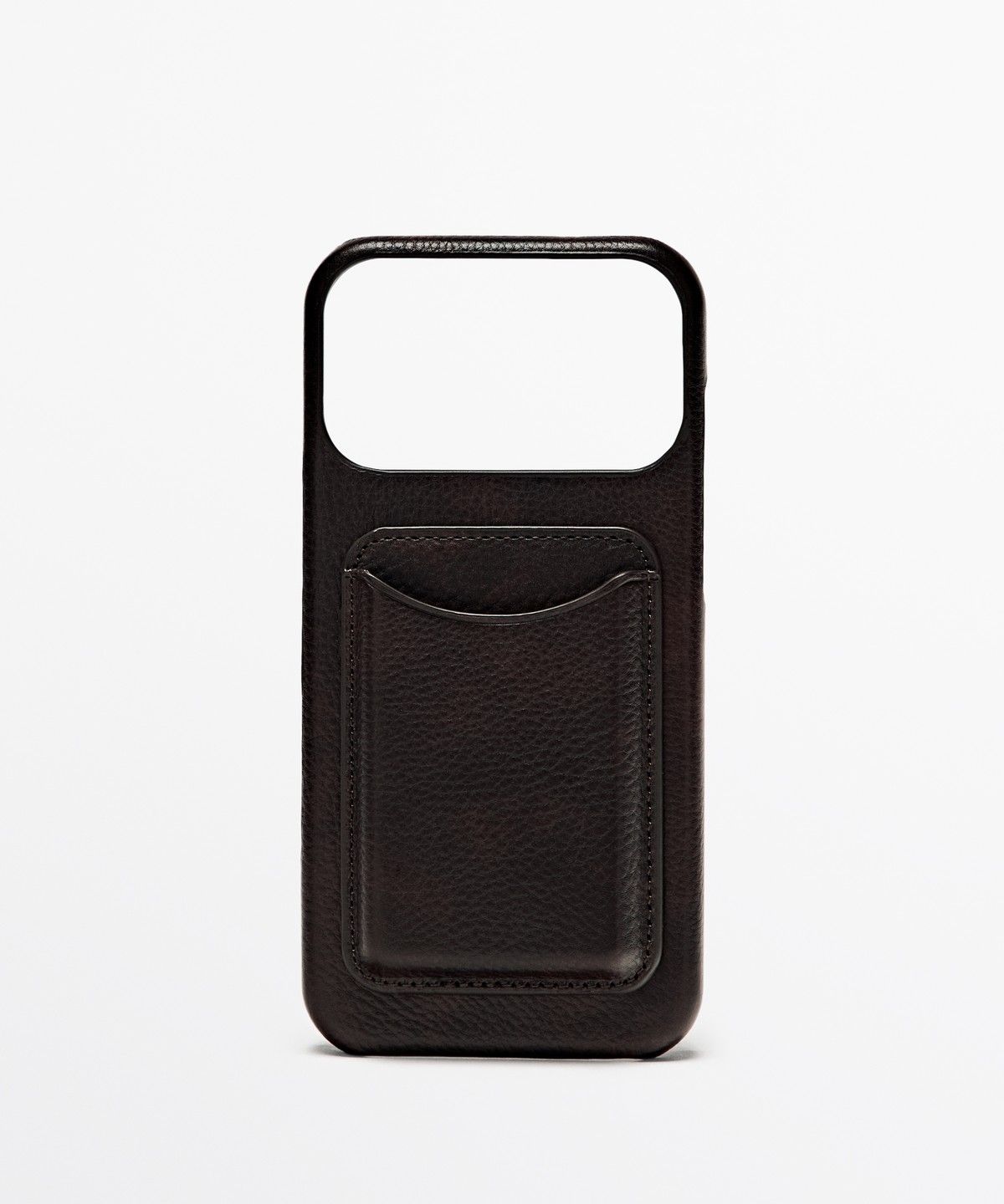 마시모두띠(MASSIMO DUTTI) 나파 가죽 아이폰 17 프로 맥스 케이스