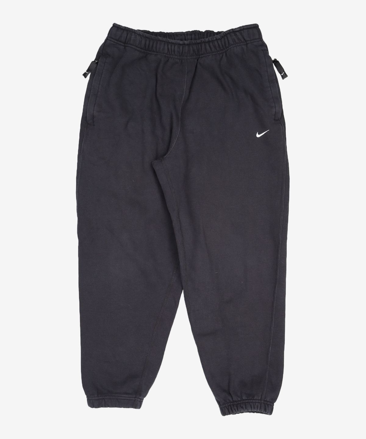 나이키(NIKE) 솔로 스우시 플리스 팬츠 M - 블랙:화이트 / DX1365-010 L