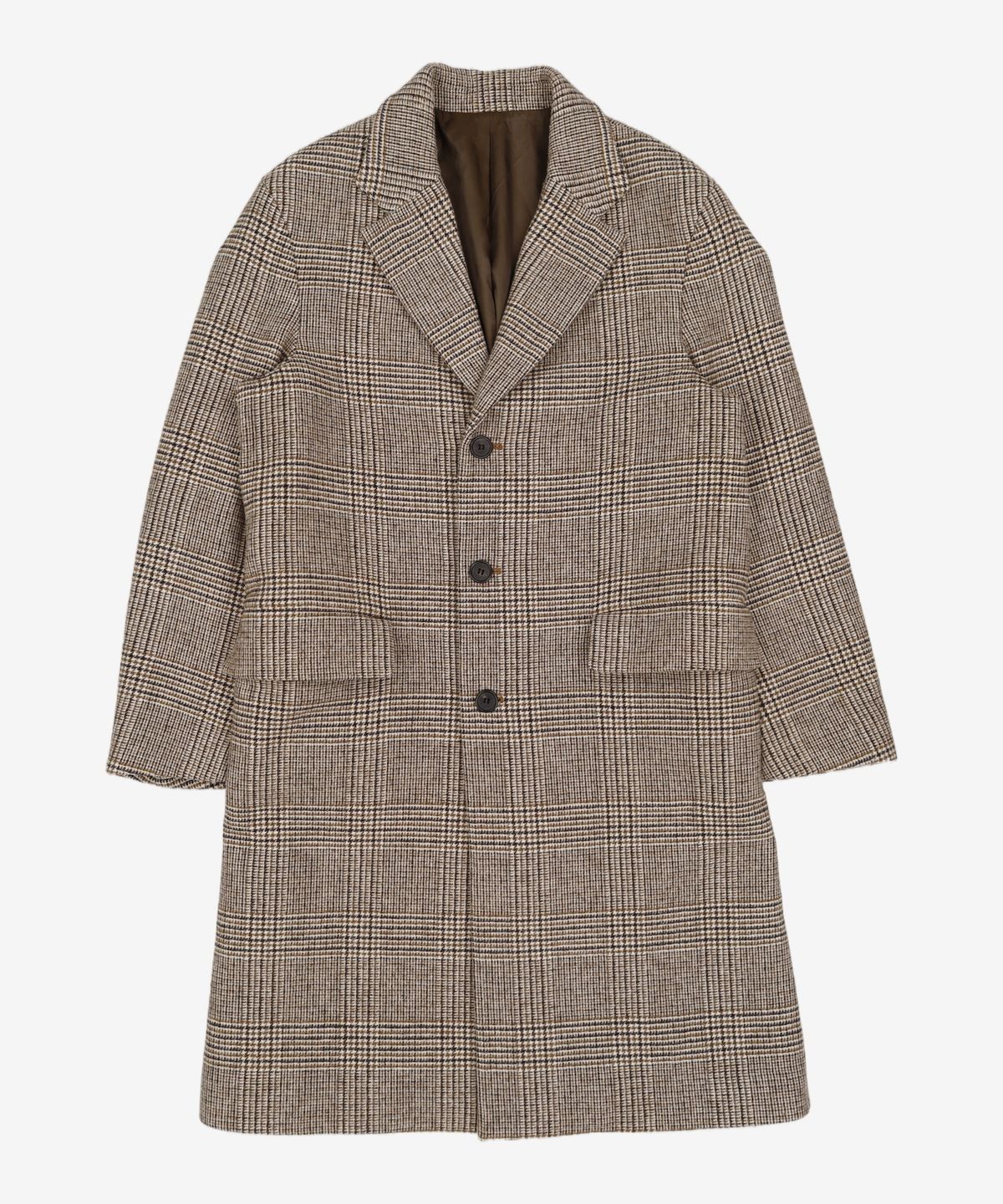가먼트레이블(GARMENT LABLE) GL Single Coat - Check 100