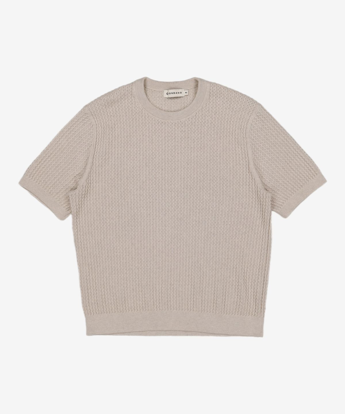 지오다노(GIORDANO) 스티치 반팔 니트 스웨터(9GG) 055524 [2color] 105