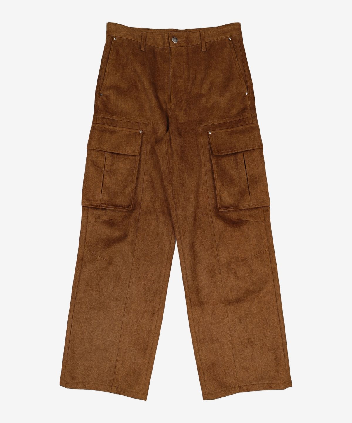 메종미네드(MAISON MINED) (THE LION KING)MONTBLAN BROWN CARGO PANTS 48