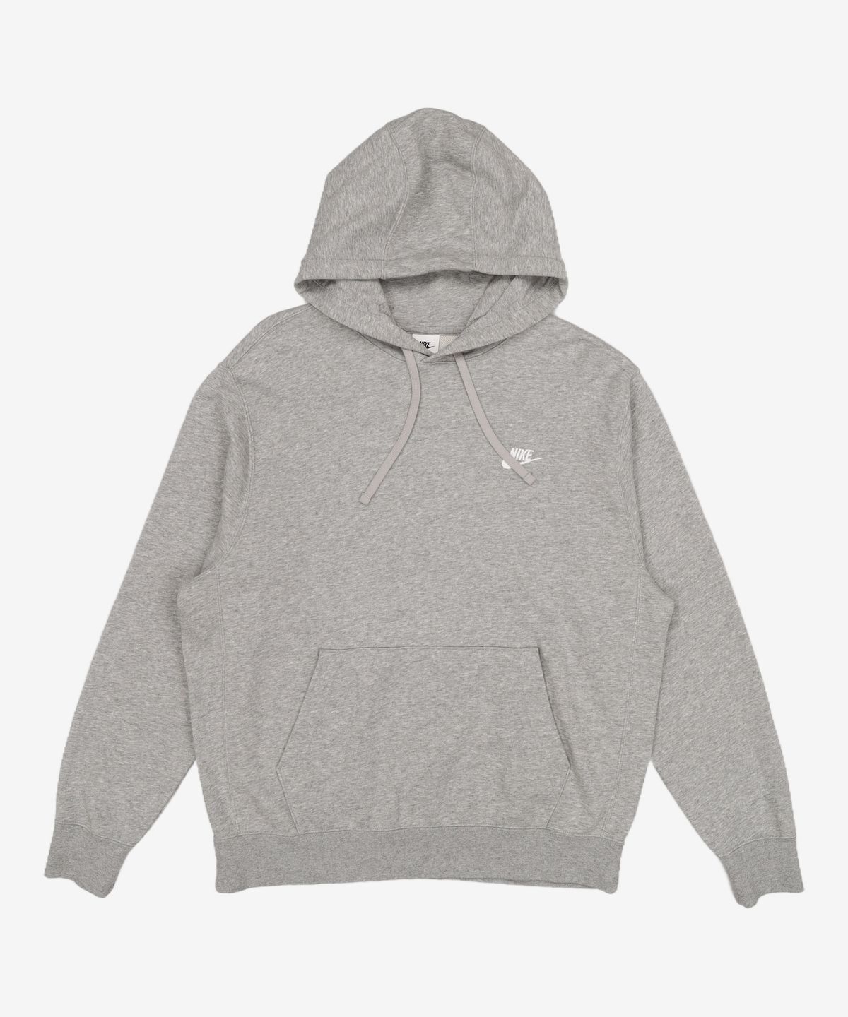나이키(NIKE) 스포츠웨어 클럽 풀오버 후디 M - 다크 그레이 헤더:매트 실버:화이트 / CZ7858-063 XXL