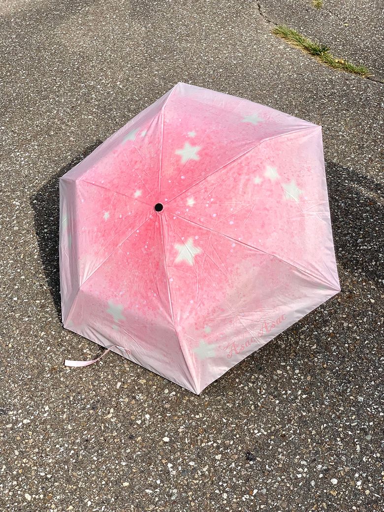 Olivet Asac Asac Peach Umbrella (복숭아 암막 경량 양우산)