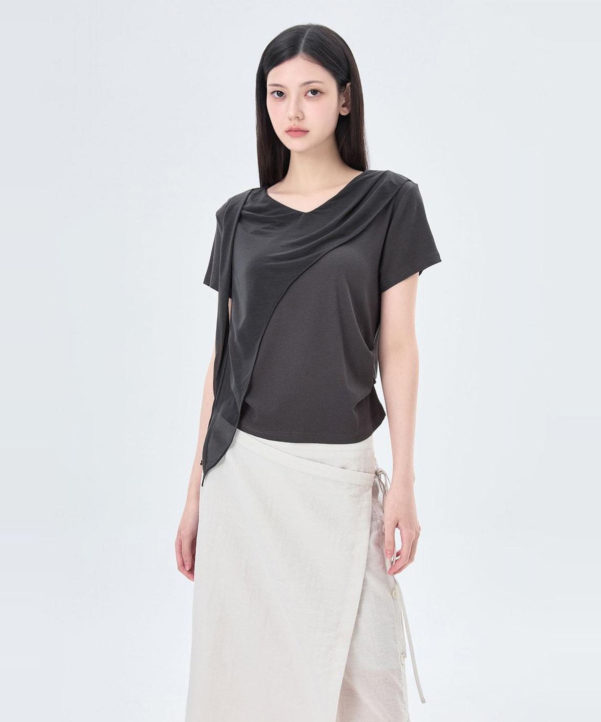미쏘(MIXXO) 디자인 반팔 티셔츠_MIWHWG94SS