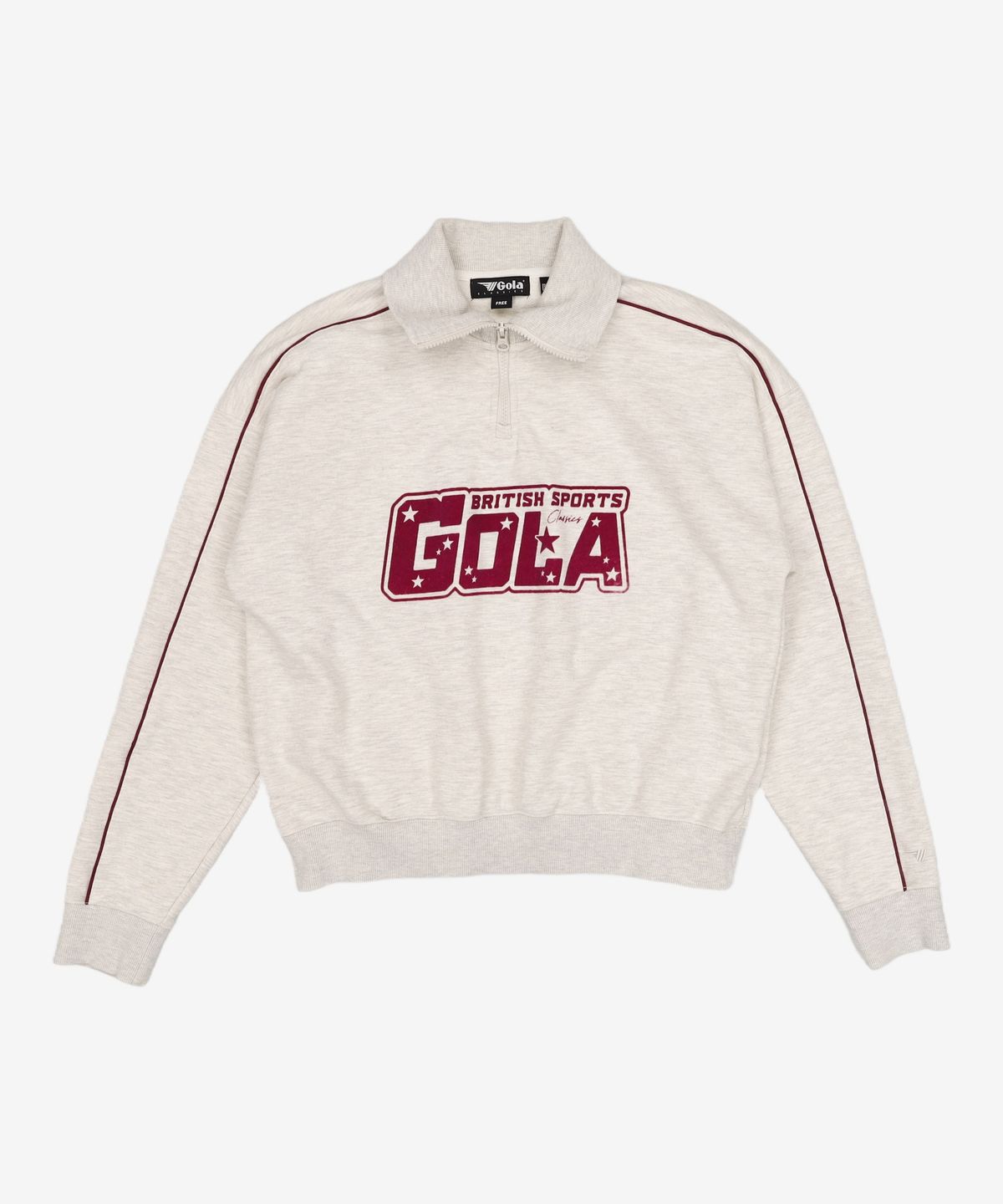 골라(GOLA) W BASIC HALF ZIP-UP SWEATSHIRTS [3 COLOR] FREE