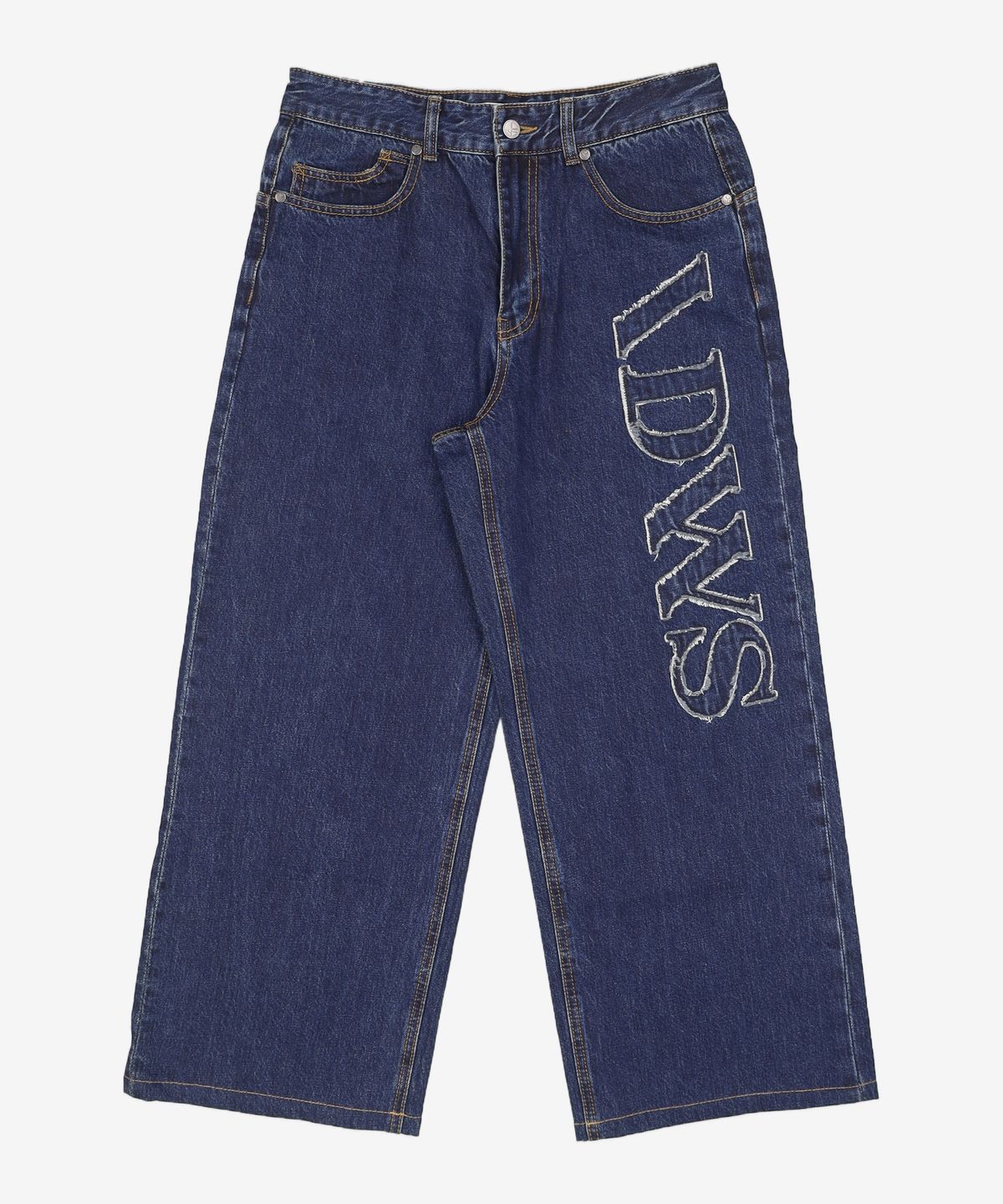 아이돈워너셀(IDWS) Applique Chasser Denim Pants Indigo 1