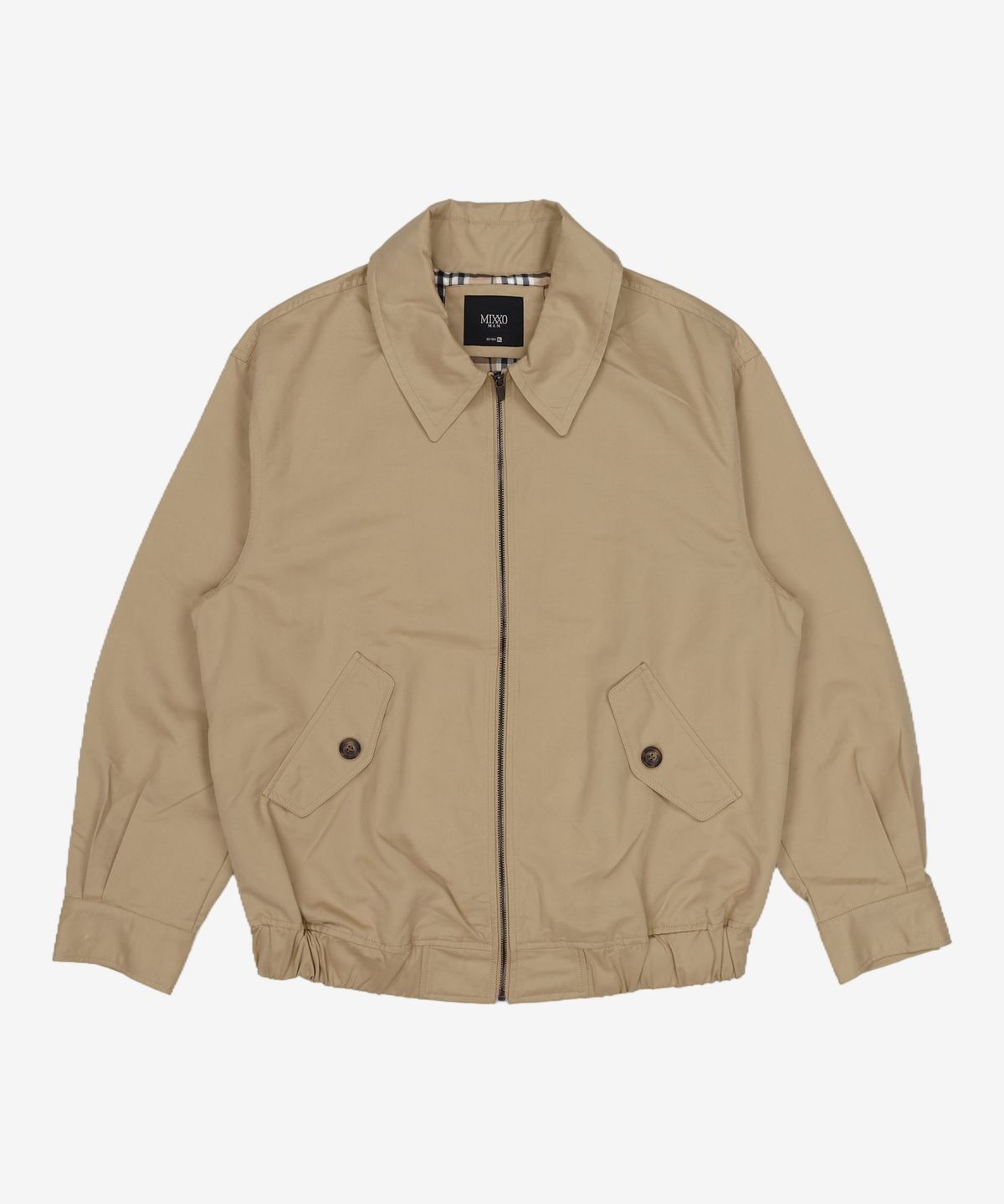 미쏘(MIXXO) 오버핏 면트윌 숏점퍼 MIMJJ8T12S XL