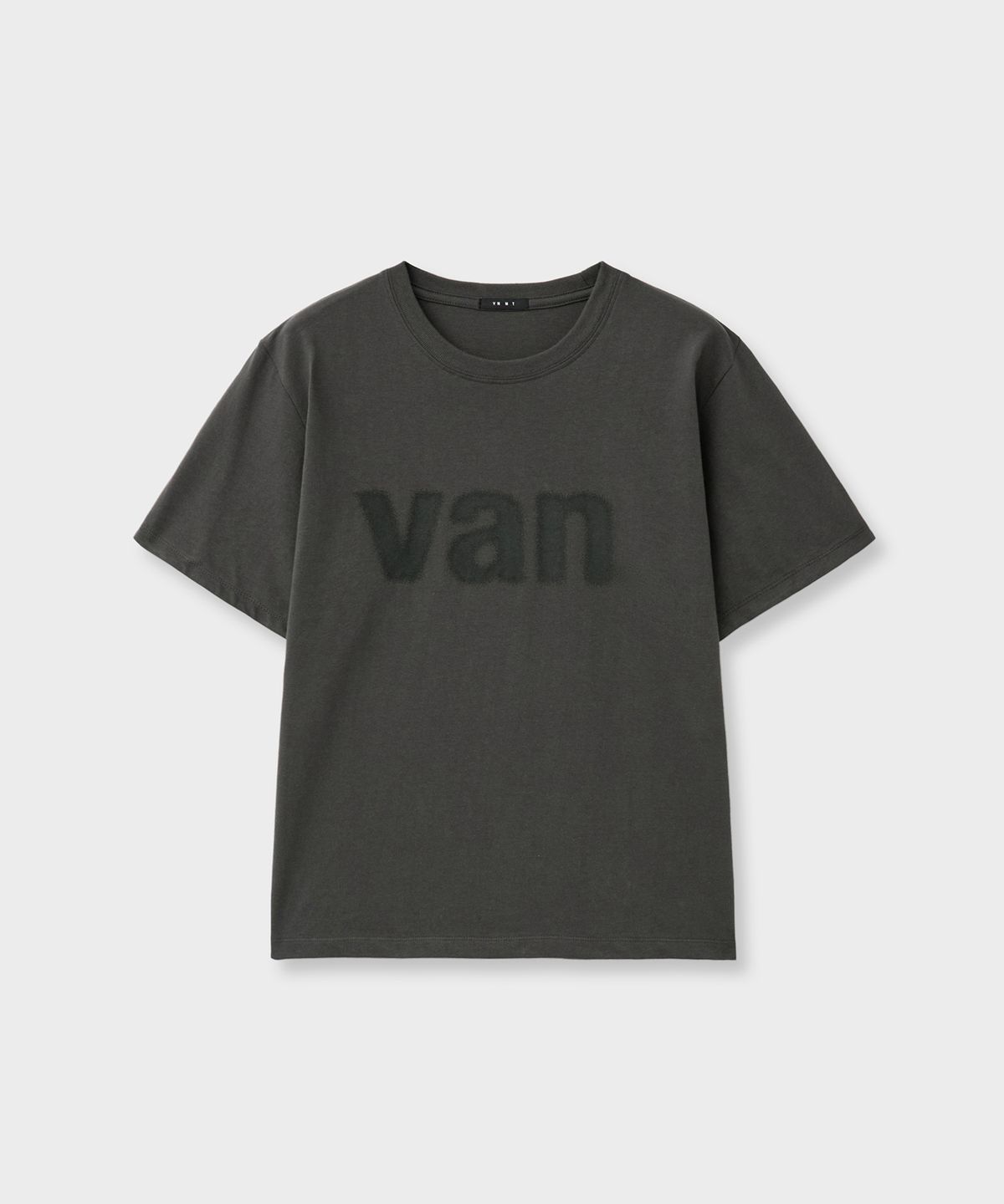 바니쉬먼트(VANISHMENT) Van. roll up tee_charcoal