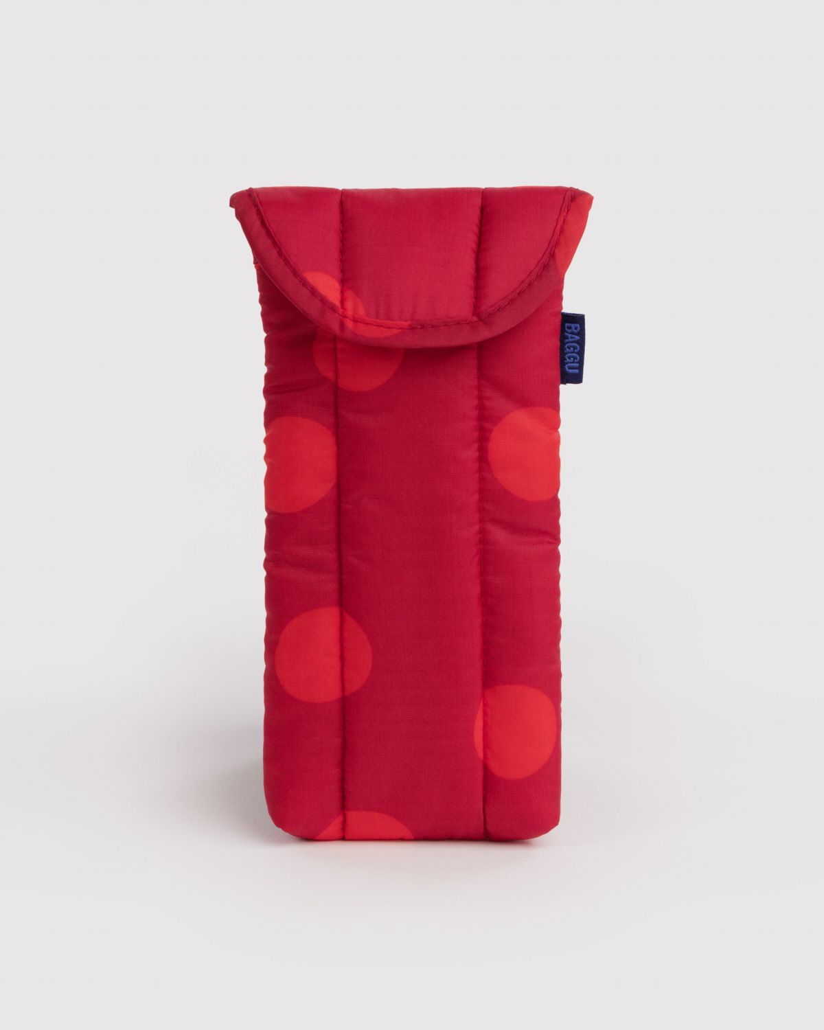 바쿠(BAGGU) 선글라스 안경 파우치 레드 폴카 닷