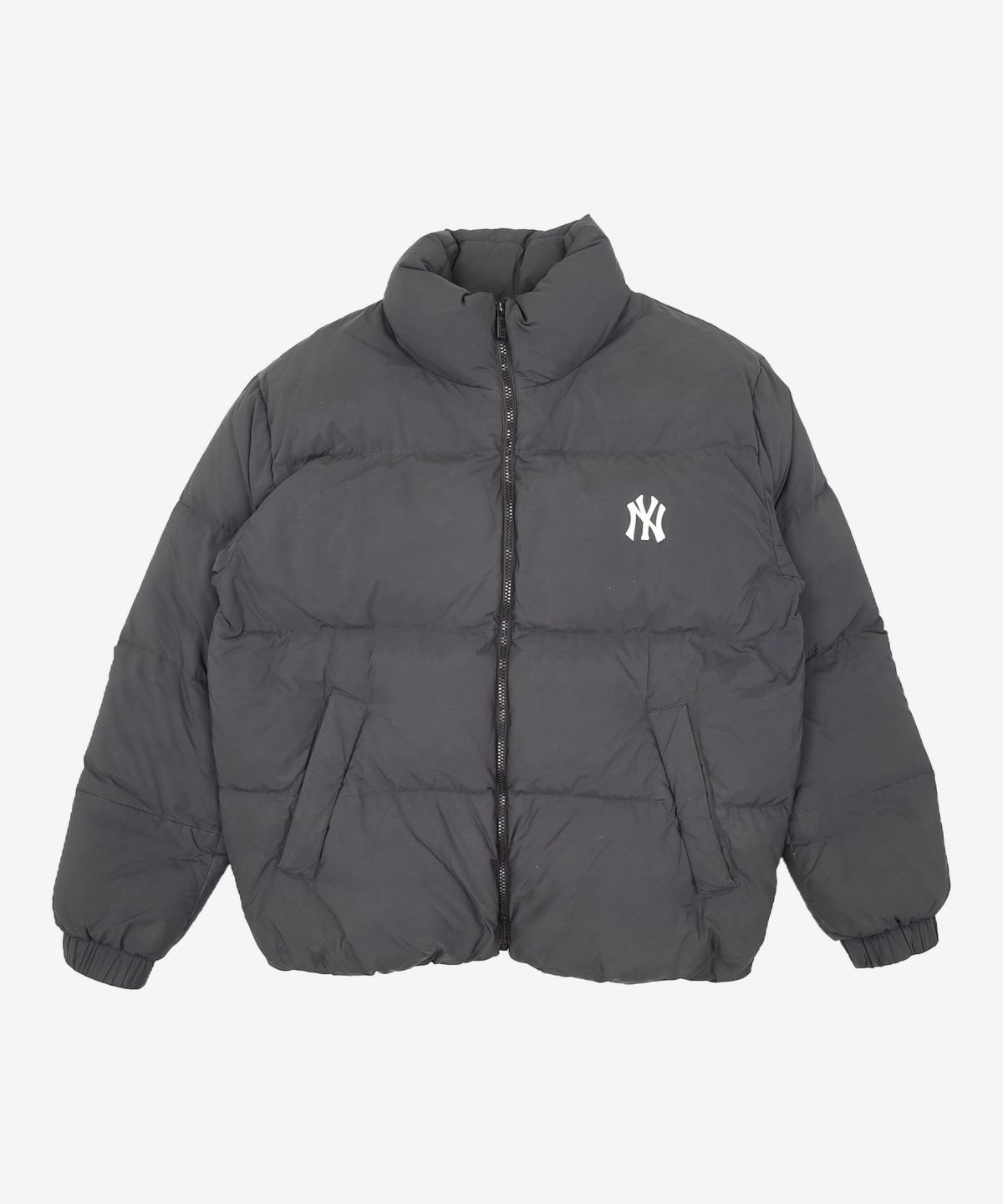 엠엘비(MLB) 메가로고 덕다운 숏패딩 NY (BLACK) L