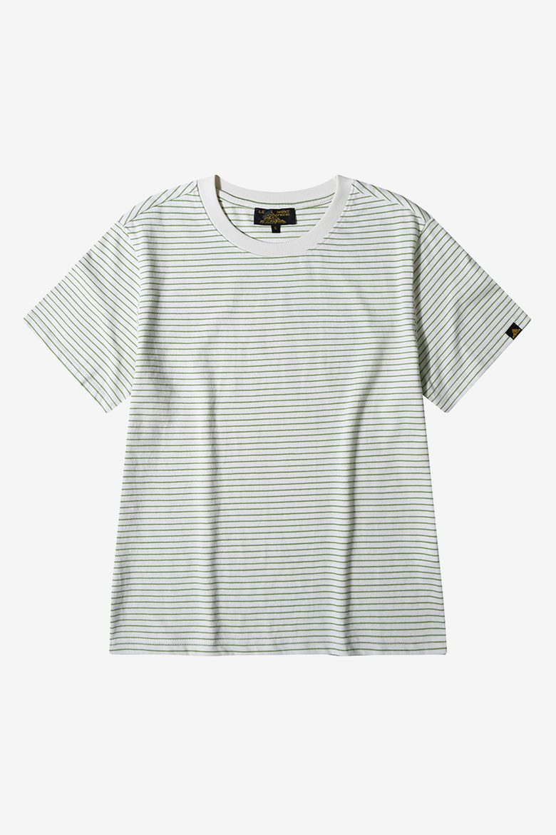 Cotton Stripe T-shirt_VER.2_Ivory