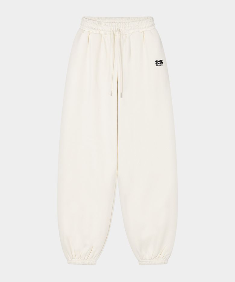 Downtown Over Jogger Pants (Ivory)
