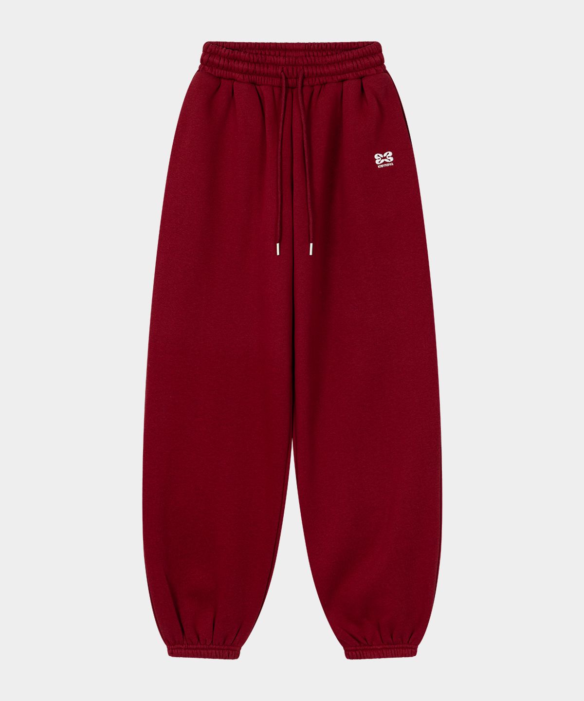 키시닝(KISYNING) Downtown Over Jogger Pants (Burgundy)