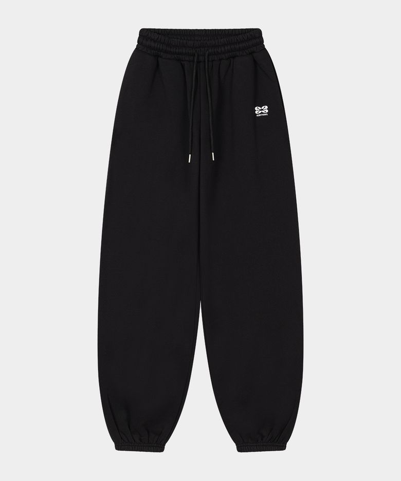 Downtown Over Jogger Pants (Black)