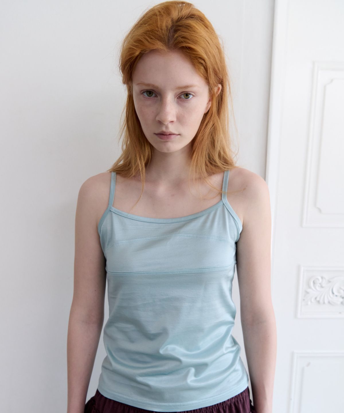 앤테(AENTE) Slim Strap Top - Mint