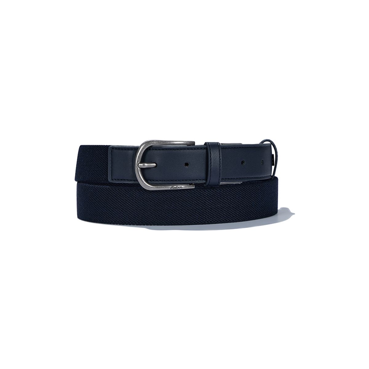 말본 골프(MALBON GOLF) 와펜 포인트 웨빙 벨트 NAVY
