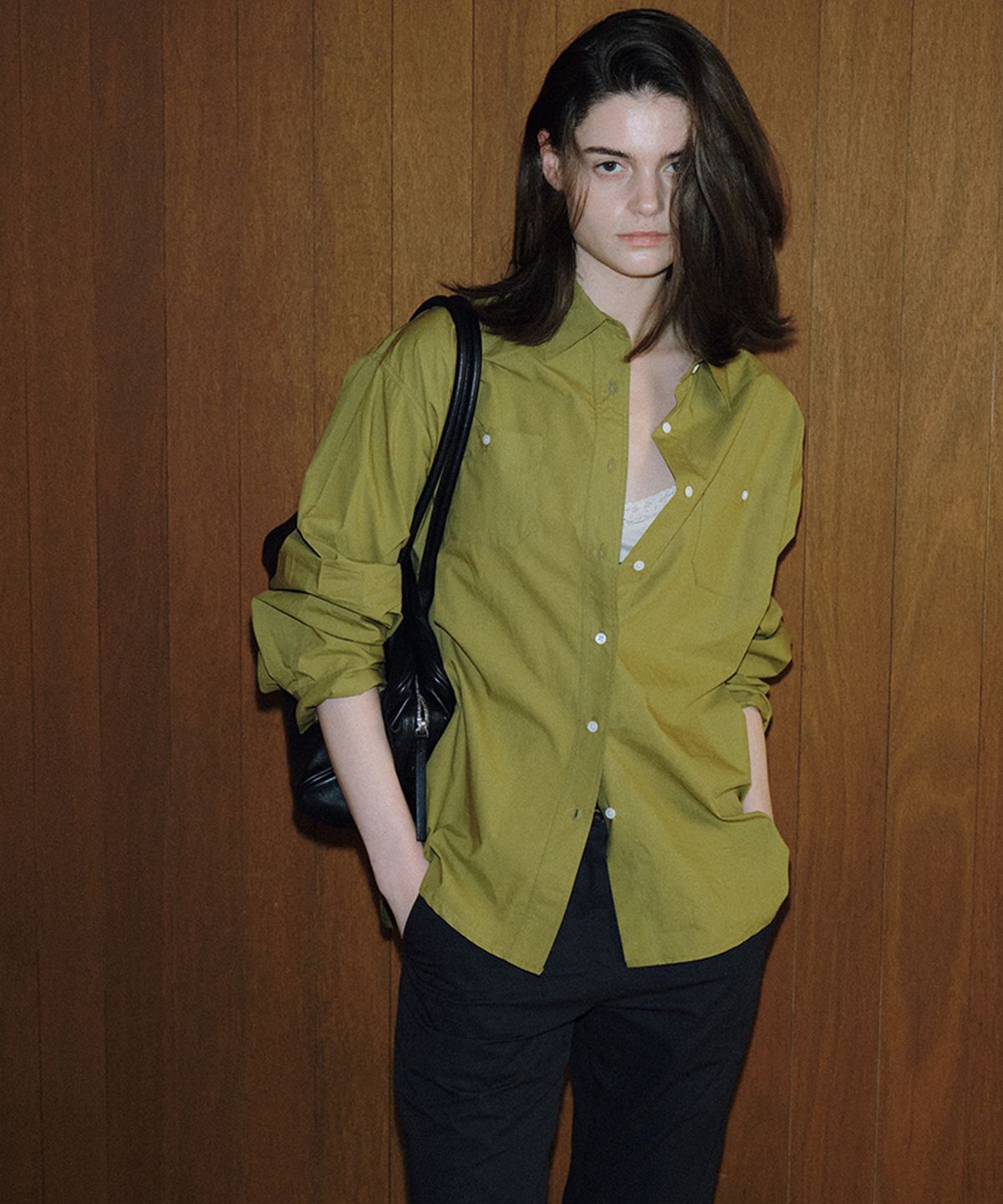 108파운드(108POUND) Days Comfort Fit Shirt_Olive